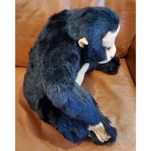 16 In X 15 In Large Black Brown Gorilla Ape Monkey Stuffed Animal Plush Goffa - Picture 4 of 11